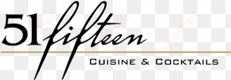 51fifteen cuisine & cocktails - 51fifteen logo png