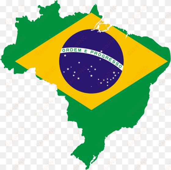 526px-map of brazil with flag - brazil flag map