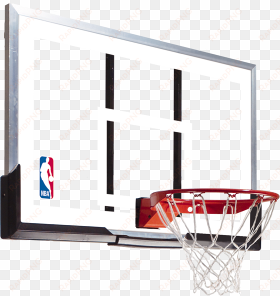 54" acrylic backboard and rim combo basketball hoop - spalding 79564 54" basketball backboard and rim combo