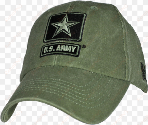 5715 - u - s - army cap - star logo - cotton - olive - baseball cap