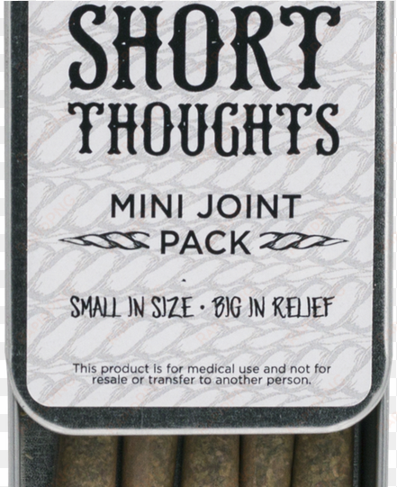 5g short thoughts joint pack mag landrace - poster