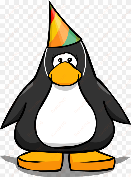 5th year party hat pc - club penguin with mohawk