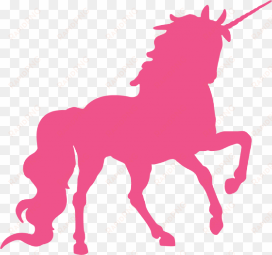 6 of the best unicorn silhouette wall decals for kids - pink unicorn silhouette png