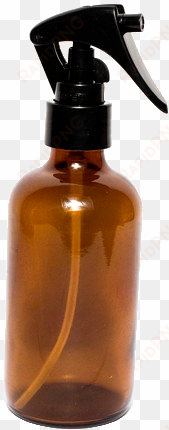 6 Oz Amber Glass Bottle With Black Trigger Sprayer - Not Your Mother’s Naturals Tahitian Gardenia + Mango transparent png image