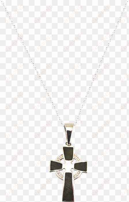 61601 celtic cross on chain - locket