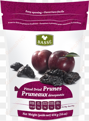 626394107523-prunes - Basse Dried Fruits Pitted Prunes transparent png image