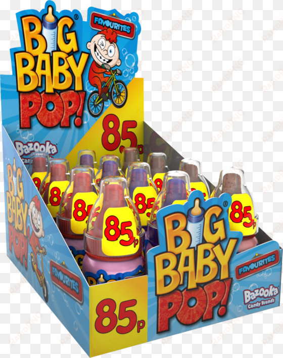 631 big baby pop 12 x 85p - bazooka big baby