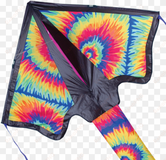 64" tie dye jumbo easy flyer kite - jumbo easy flyer kite