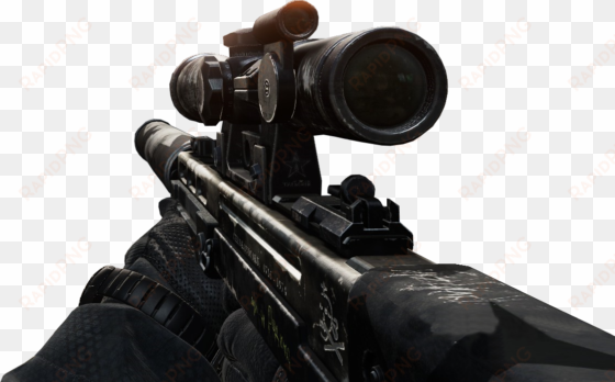 640px-vks codg - cod ghosts sniper png