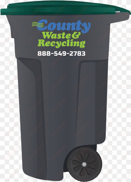 65-gallon container garbage collection service - recycling