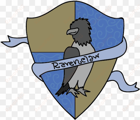 65 images about Ʀᴀᴠᴇɴᴄʟᴀᴡ on we heart it - harry potter ravenclaw crest painting transparent clipart