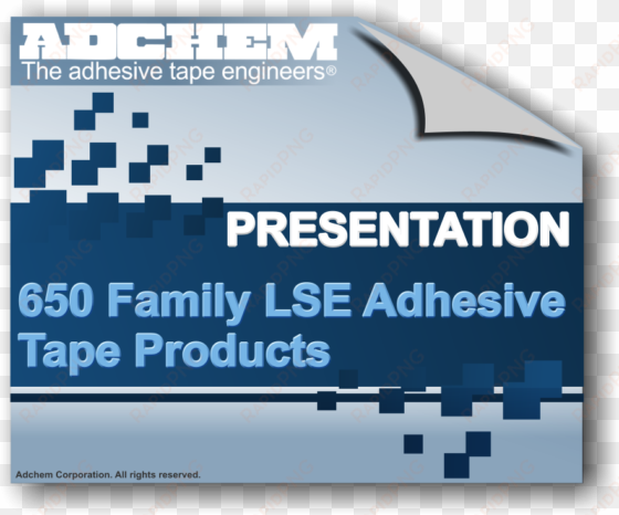650 family lse adhesive tape products presentation - forbidden city