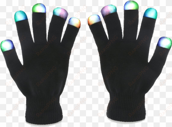 7-mode led gloves - foxnovo novelty 7-mode led gloves rave light finger