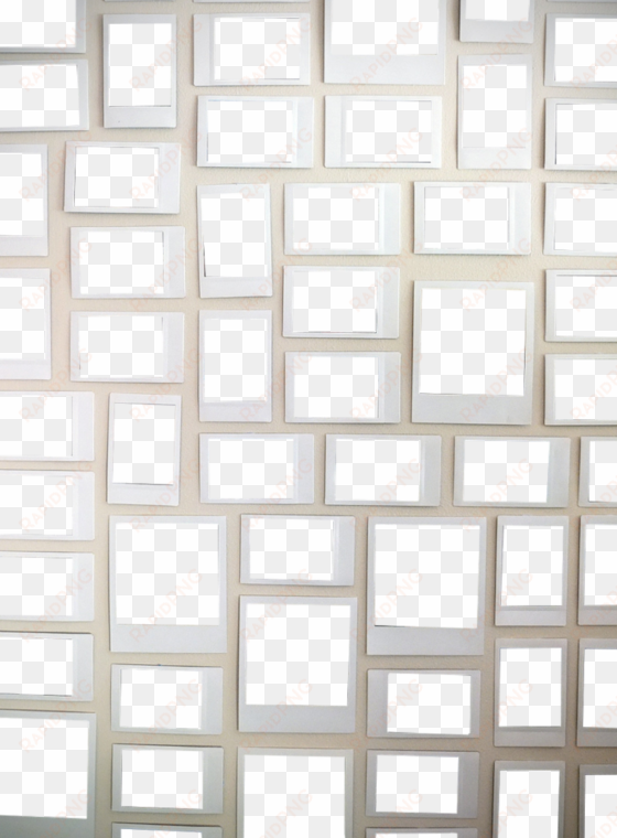7 png, > pixels, the paintings on the wall - polaroid frame wall png
