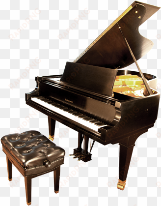 7' studio grand piano - transparent studio piano