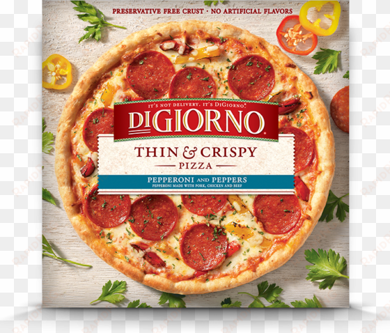 7233089 - di giorno thin & crispy pizza, pepperoni