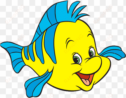 762 Images About 👑emoji🍌transparents💋 On We Heart - Flounder From The Little Mermaid transparent png image
