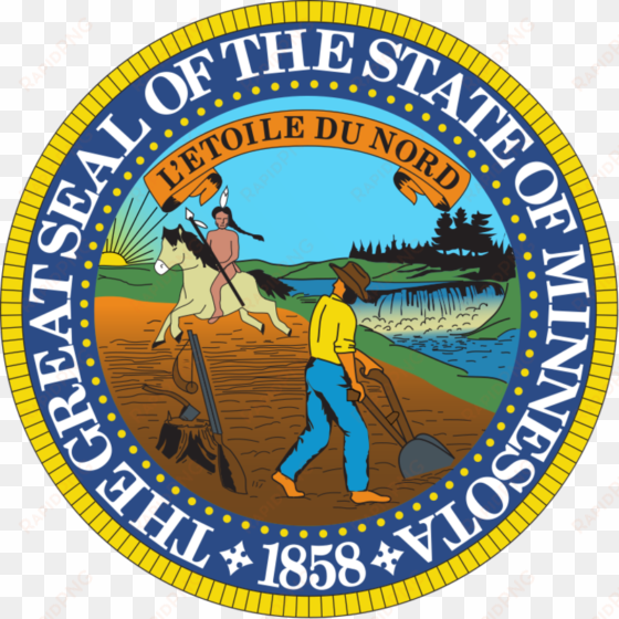 768px-seal of minnesota - minnesota state flag logo