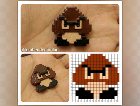 8-bit goomba by the embeddedjunkie shop - goomba