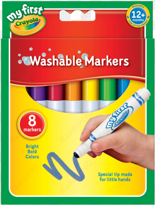 8 my first crayola washable markers