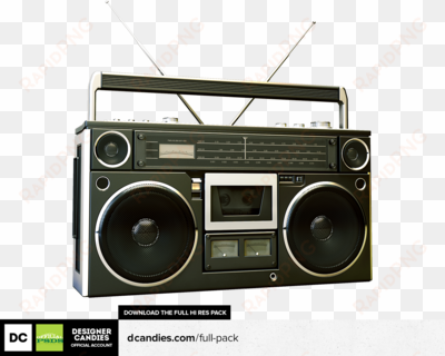 80s boombox png download - boombox