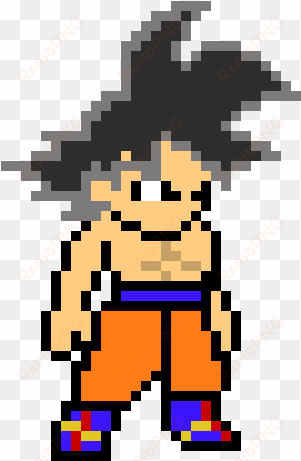 8bit goku ultra instinct - ultra instinct pixel art