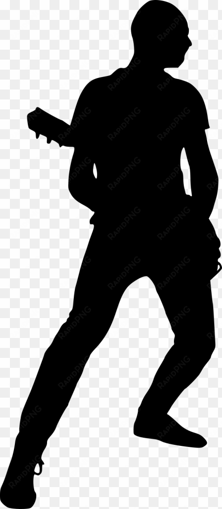 9 electric guitar player silhouette png transparent - portable network graphics
