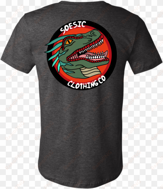 90s raptor tee front/back logo - t-shirt