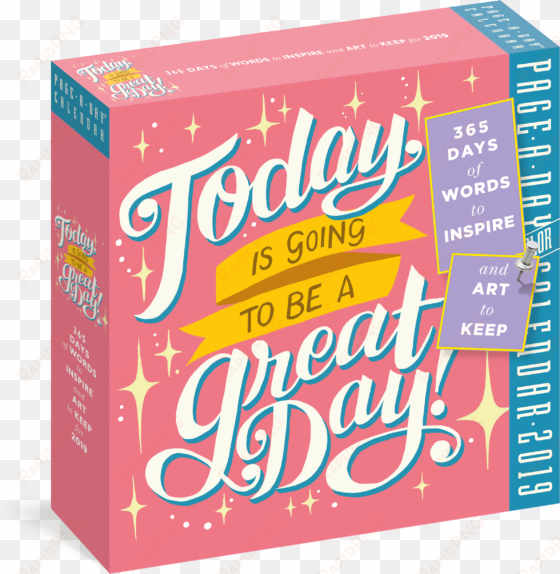 9781523502813 3d v=1537390857 - today is going to be a great day! page-a-day calendar