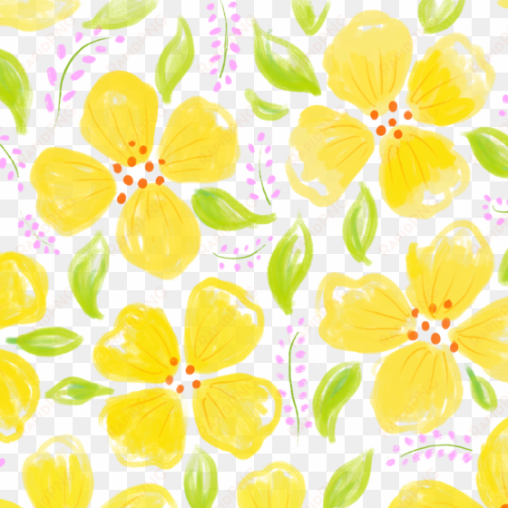 a bright, sunny, floral pattern set for summer - motif