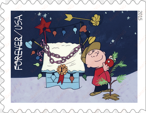'a Charlie Brown Christmas' Stamps Are Now Available - Charlie Brown Christmas transparent png image