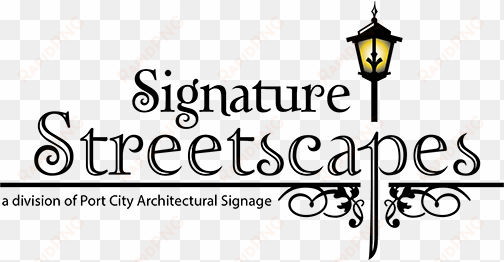 a division of port city architectural signage - sign