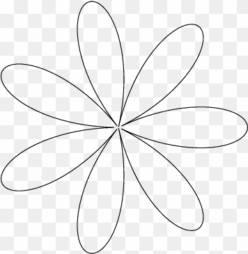 a flower graph f on seven edges (petals) - flower graph png