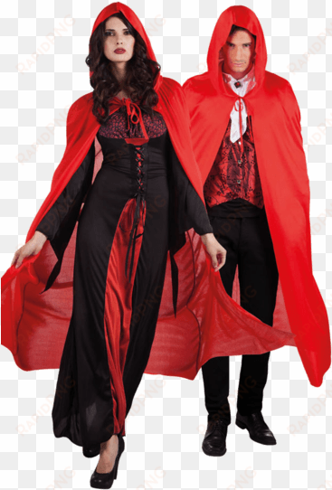 a good cape can be the perfect finishing touch to an - adult vampire red hooded halloween cape