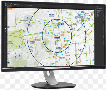 a monitor for a cartographer - philips brilliance bdm3275up - 32" ahva led-backlit