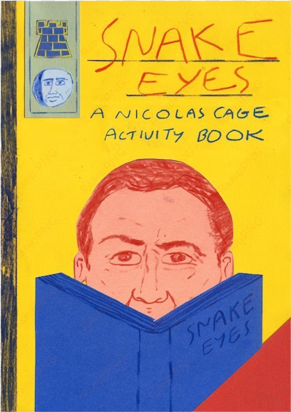 a nicolas cage activity book