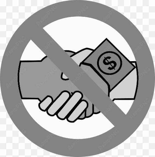 A No Money Handshake Nocolor - December 9 The International Anti Corruption Day transparent png image