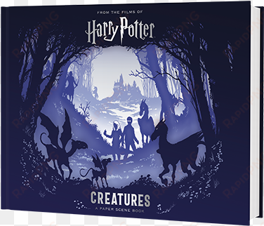 a paper scene book - harry potter creatures a paper scene book