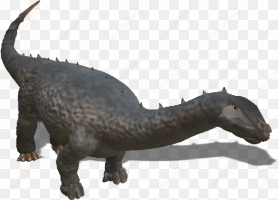 a restoration of a brontosaurus - brontosaurus