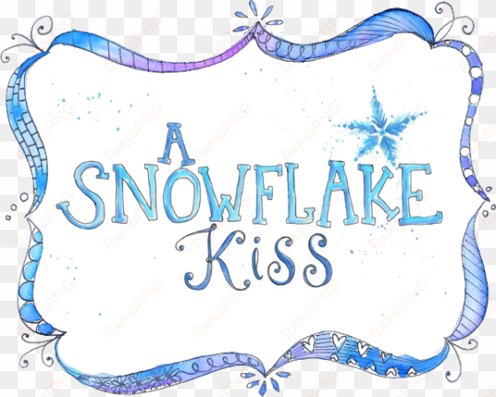 a snowflake kiss