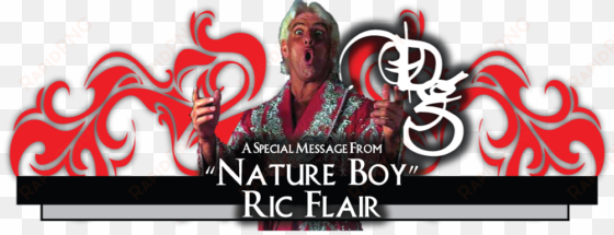 a special message from "nature boy" ric flair and commissioner - ric flair woo