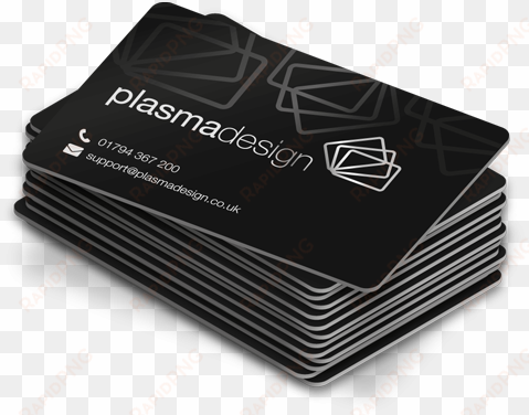 a stack of satin black plastic cards - hd images of business cards