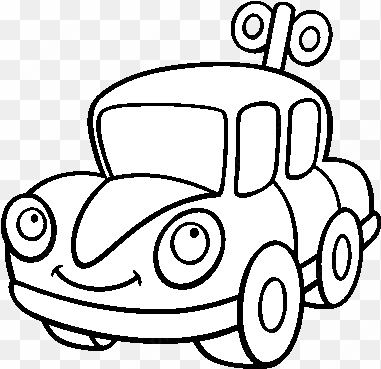 a toy car coloring page - carrito de juguete para colorear