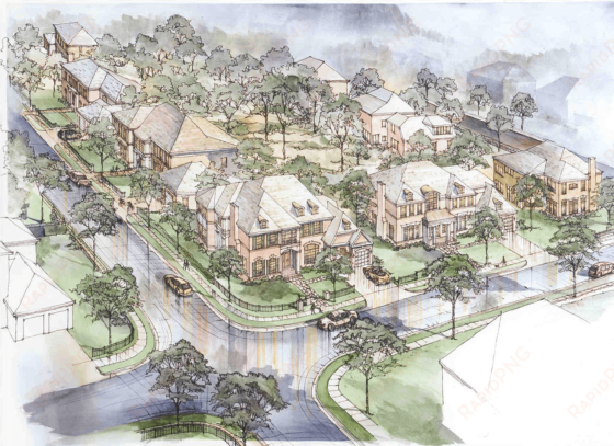 a watercolor rendering of the theming at one cameron - watercolor painting