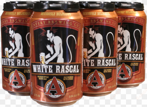 a weissbier made in the belgian style, the smell of - white rascal - avery brewing company
