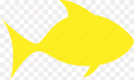 a yellow fish icons png - clip art yellow fish