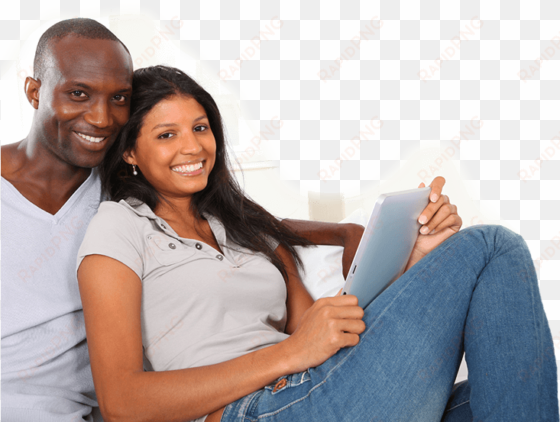 a young african-american couple enjoys life glasses - loan