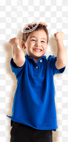 a young boy is pumped to celebrate his birthday party - birthday