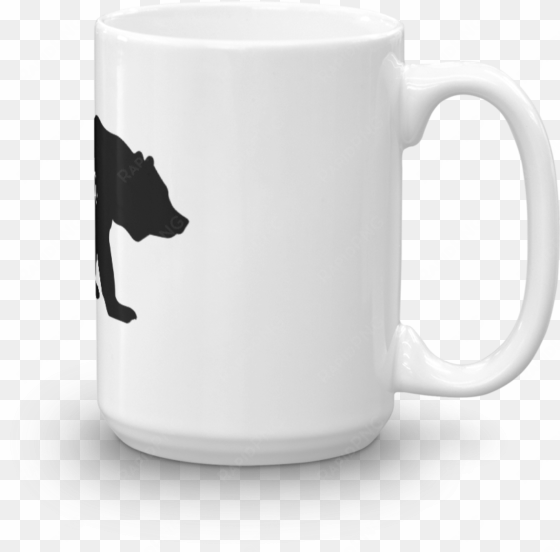 abnormal brain mug - parks and recreation li'l sebastian 15 oz white ceramic