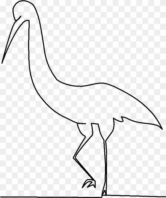 aboriginal crane - ostrich